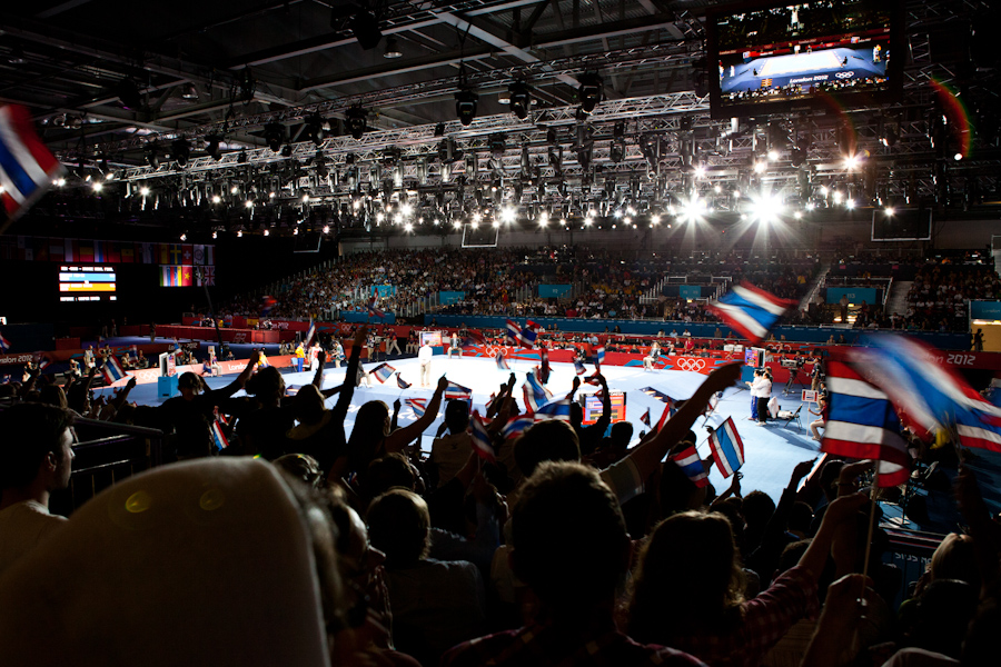 Taekwondo Finals in the ExCeL Exhibition Centre